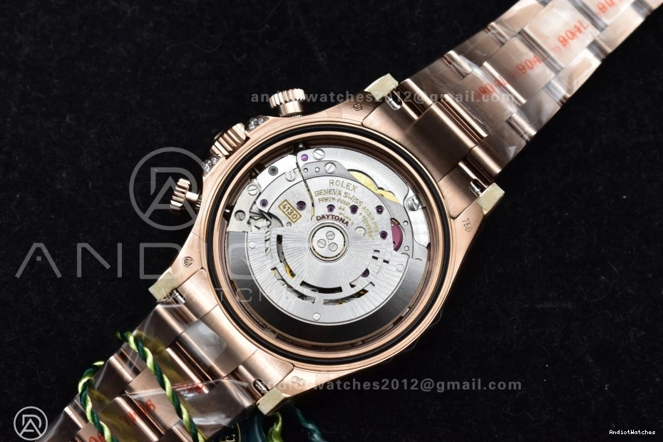 Rainbow Daytona Bracelet Black ZF Best Diamonds 1:1 116595RBOW Edition Durable on SH 776 RG Dial 1004